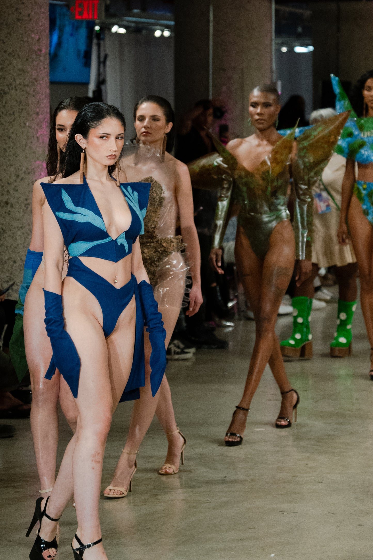 Dark Blue Halter Top