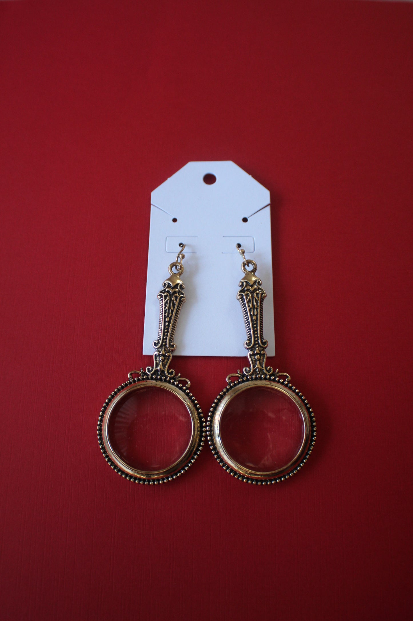 Magnifying Glass Earrings