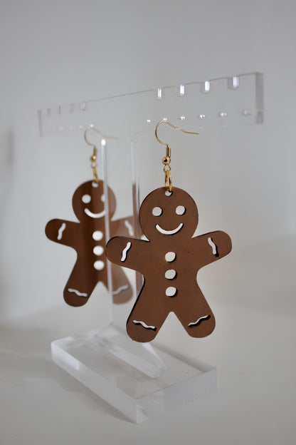 Holiday Gingerbread Earrings