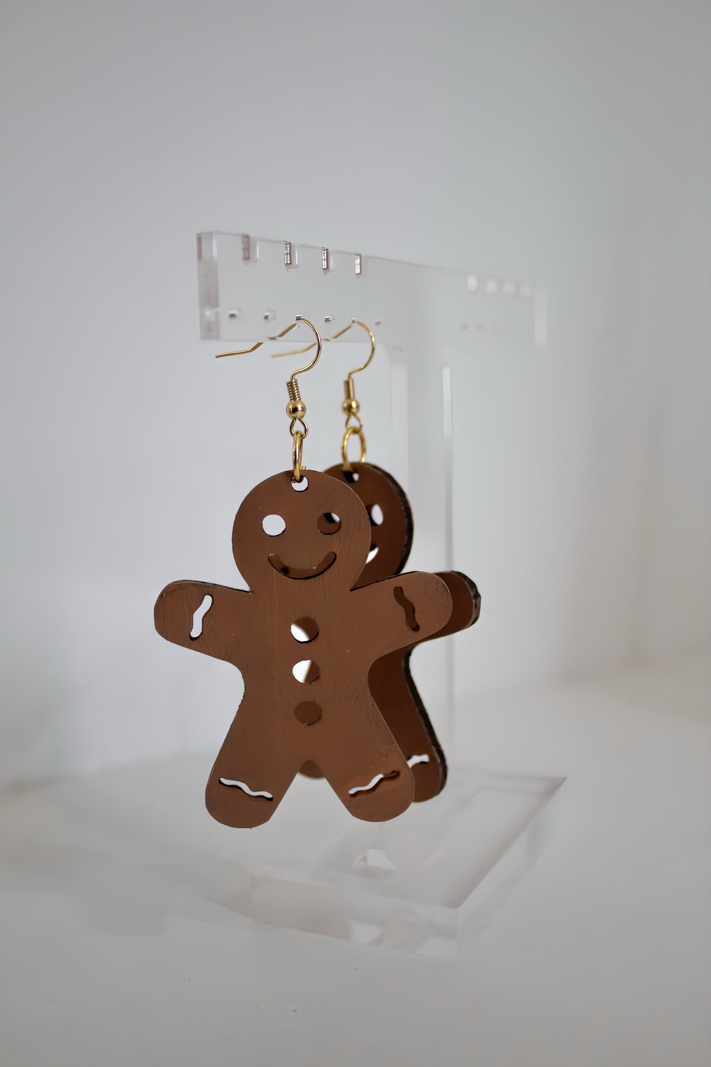 Holiday Gingerbread Earrings