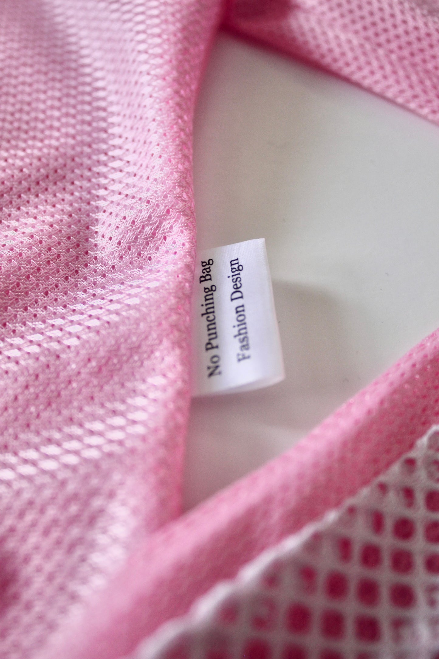 Women's Pink Knit Jersey Crop Top