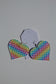 Rainbow Heart Earring