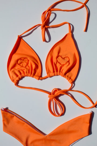 Orange Bikini Top