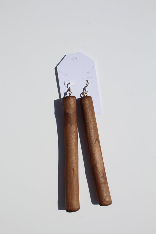 Wooden Trunk  Earrings