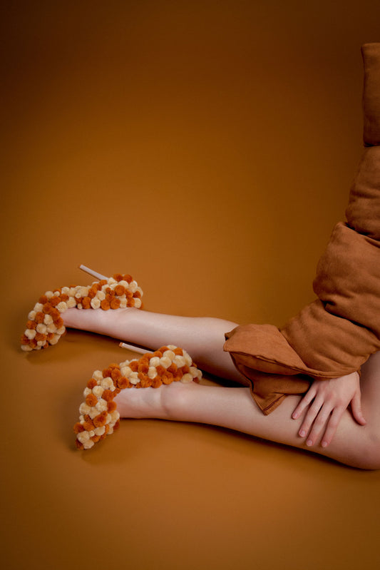 Multi Brown Pointed Toe Pump