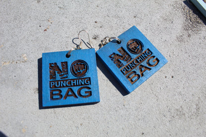 Anti-bullying, Child Abuse, Human Trafficking Awareness, Water Safety Awareness no punching bag earrings