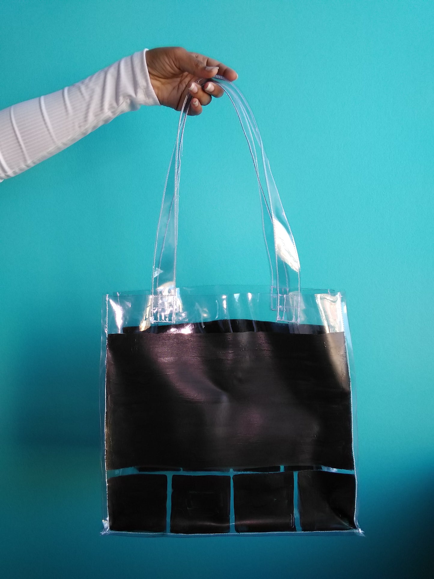 Large Vinyl Chalkboard Tote