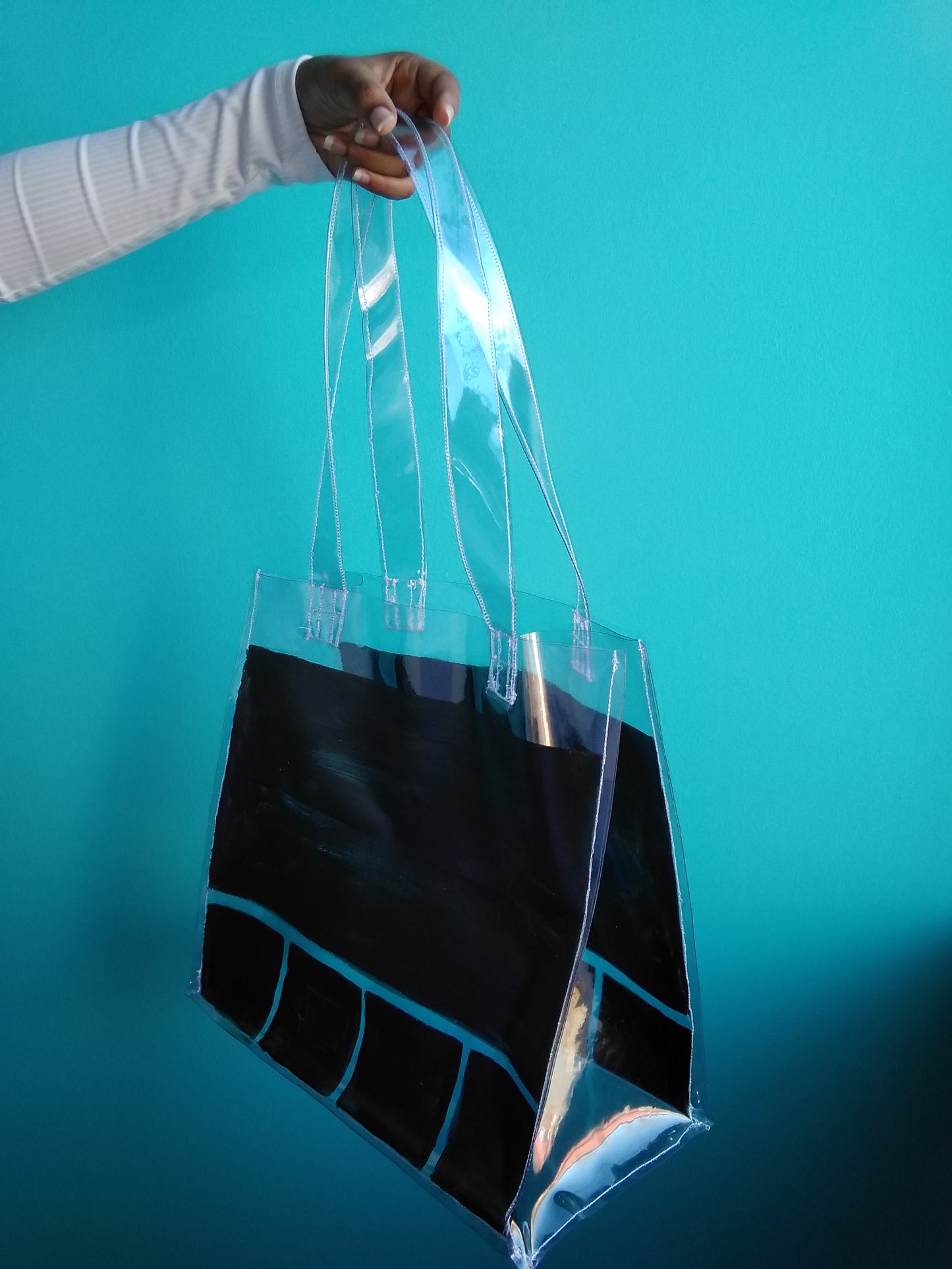 Large Vinyl Chalkboard Tote