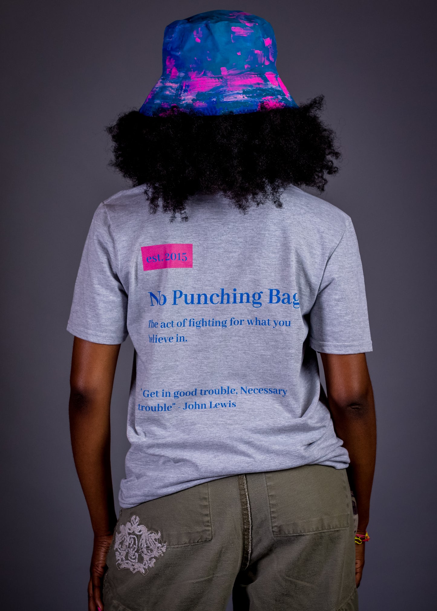 Grey No Punching Bag T-Shirt